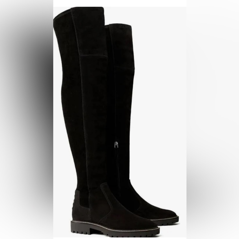Tory Burch Miller Suede Over-the-Knee boots